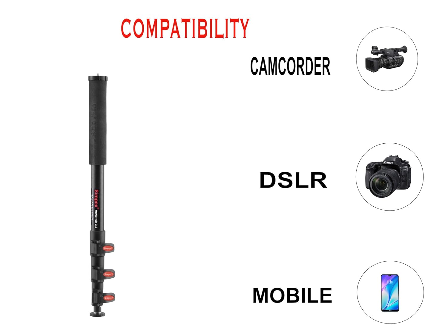 Simpex Professional Monopod 063 Simpex Professional Monopod 063